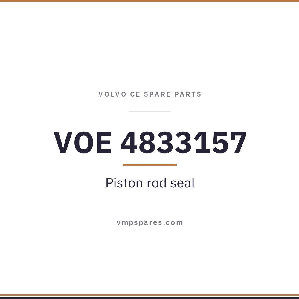 VOE 4833157 – Piston rod seal