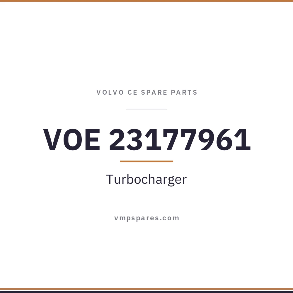 VOE 23177961 – Turbocharger