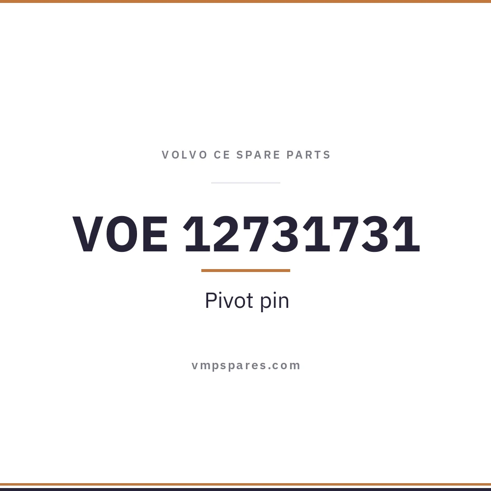 VOE 12731731 – Pivot pin