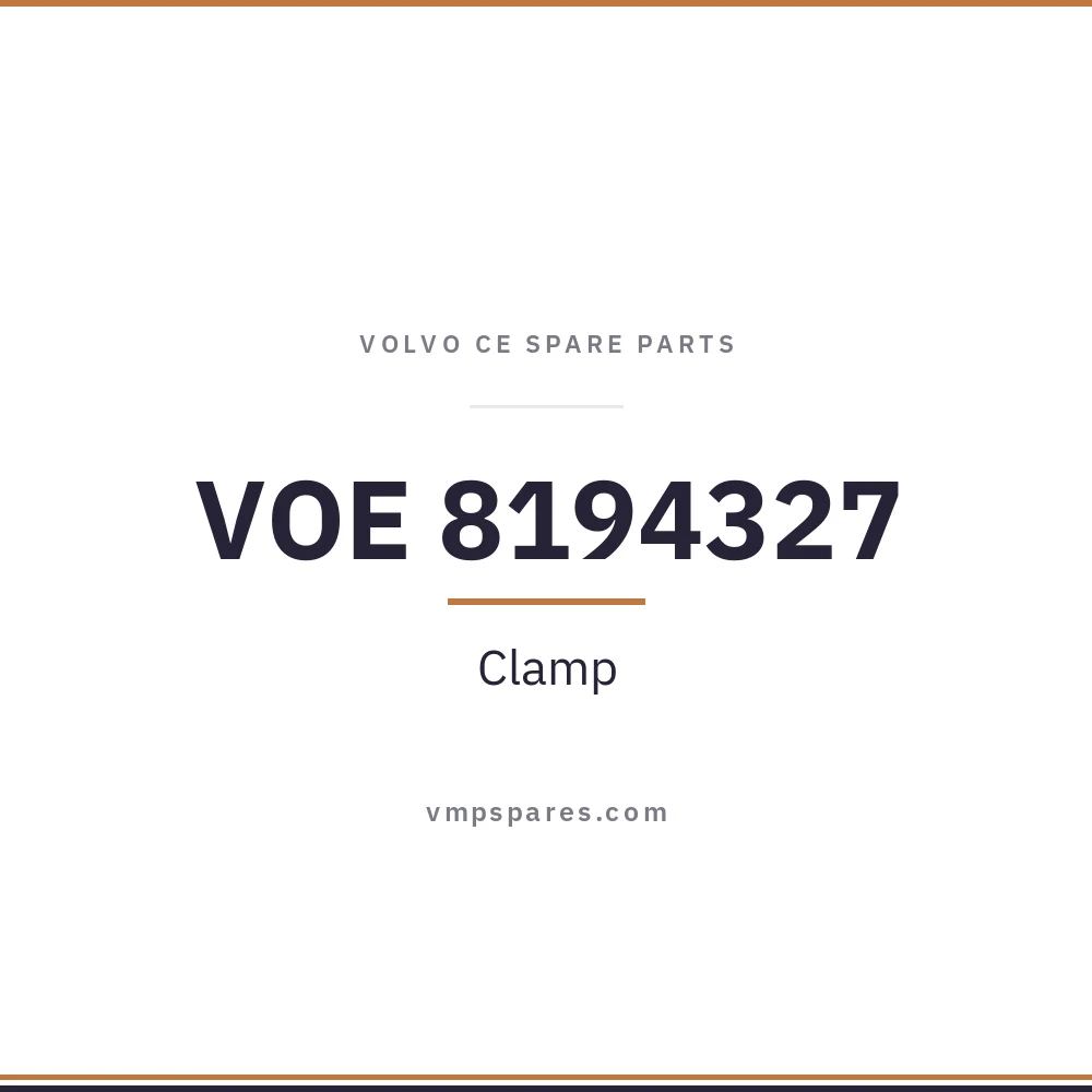 VOE 8194327 – Clamp