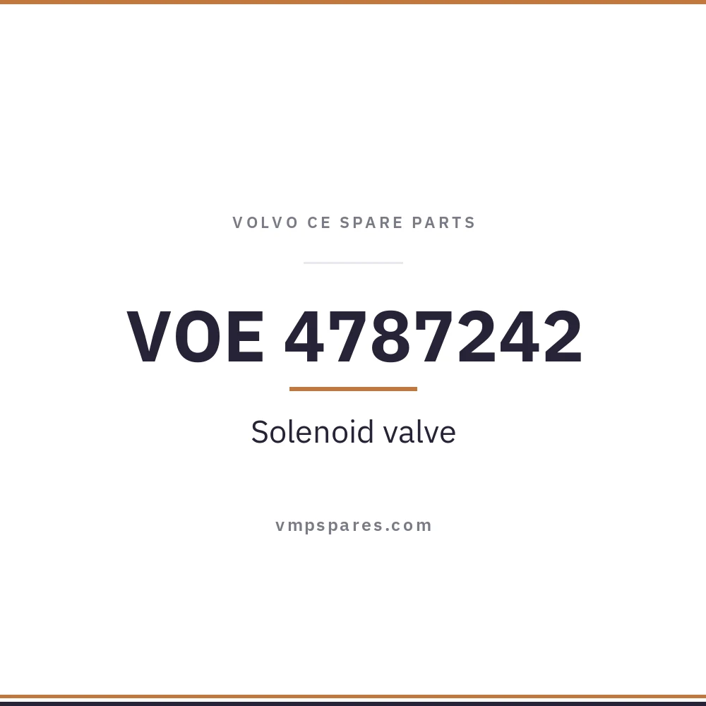 VOE 4787242 – Solenoid valve