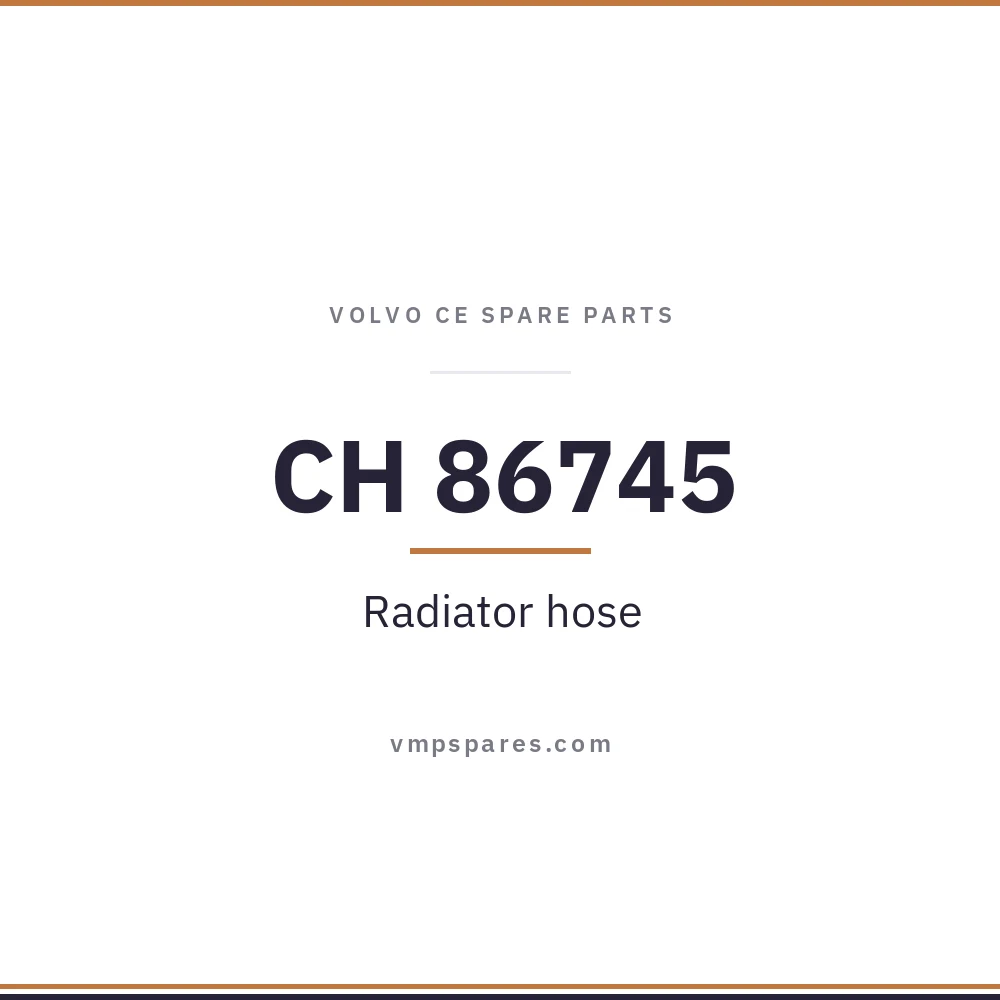 CH 86745 – Radiator hose