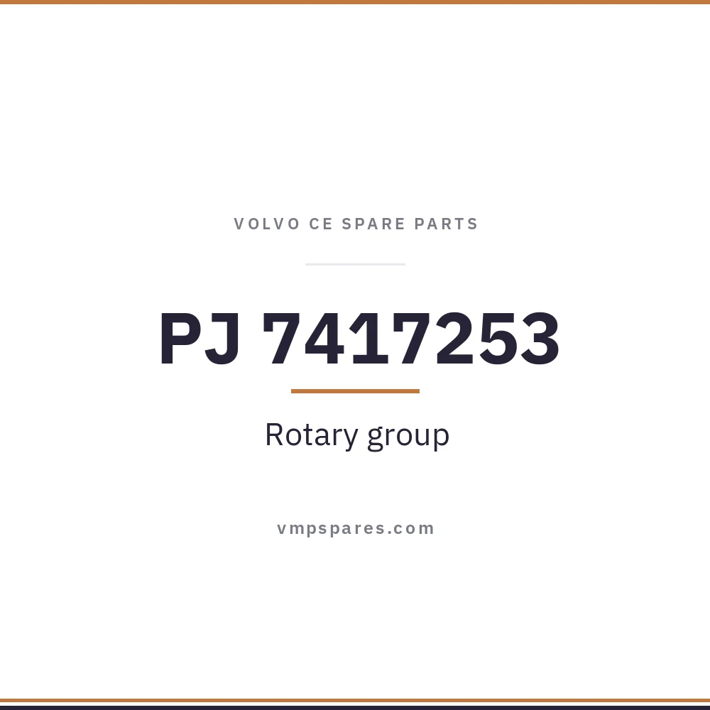 PJ 7417253 – Rotary group