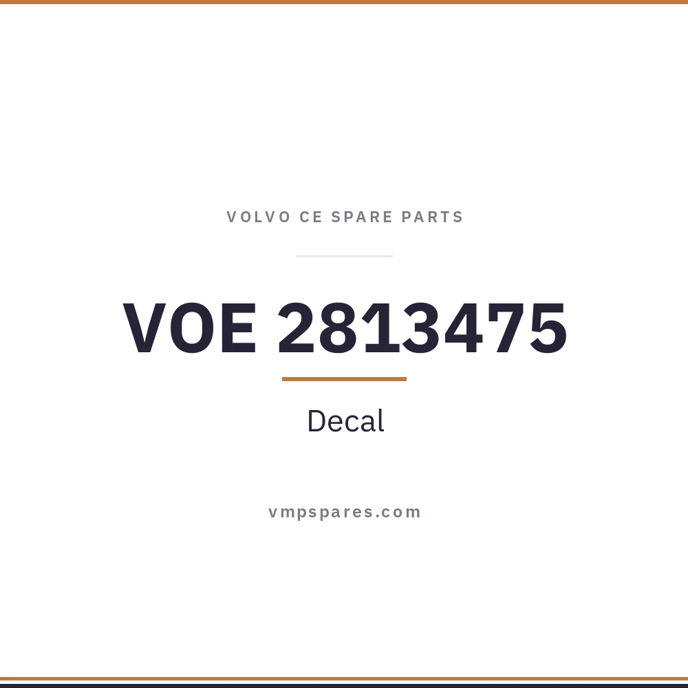 VOE 2813475 – Decal