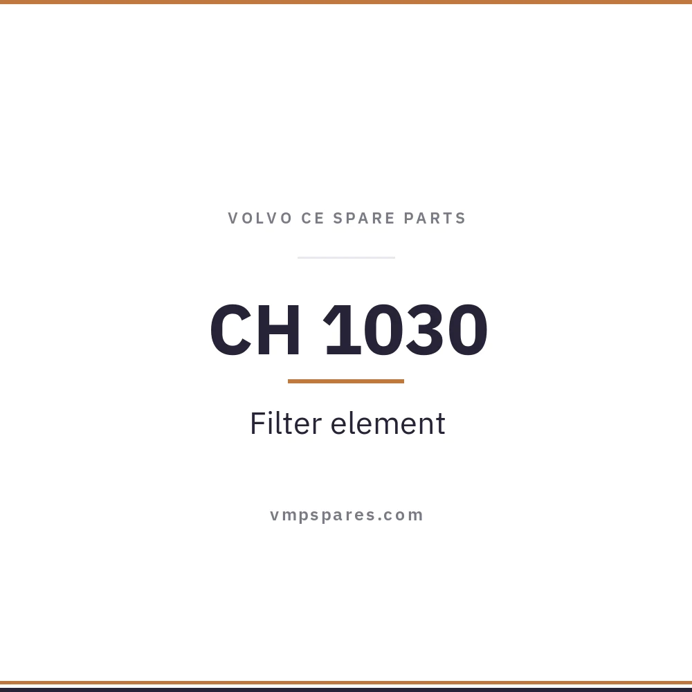 CH 1030 – Filter element