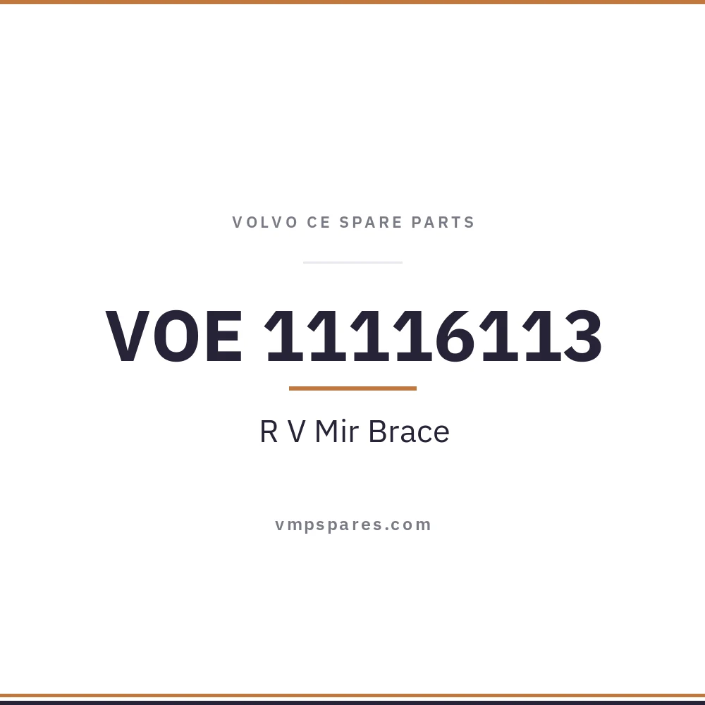 VOE 11116113 – R V Mir Brace
