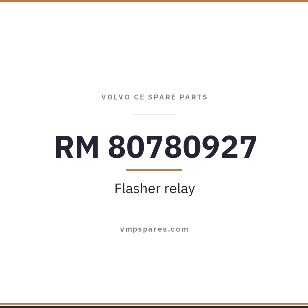RM 80780927 – Flasher relay