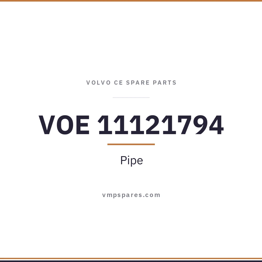 VOE 11121794 – Pipe