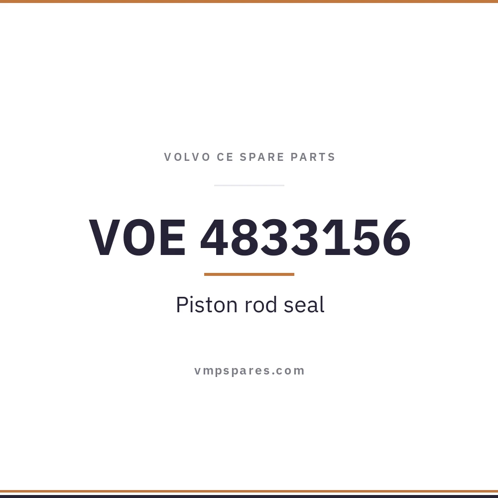 VOE 4833156 – Piston rod seal