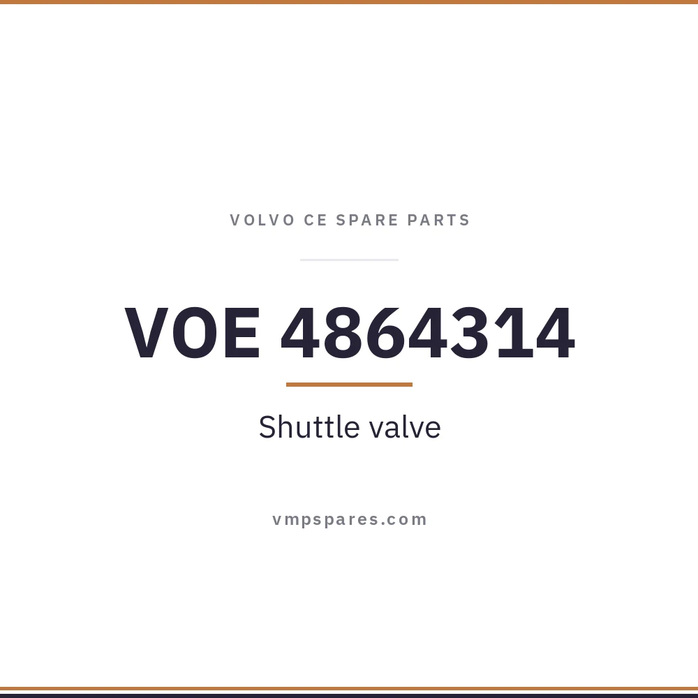 VOE 4864314 – Shuttle valve