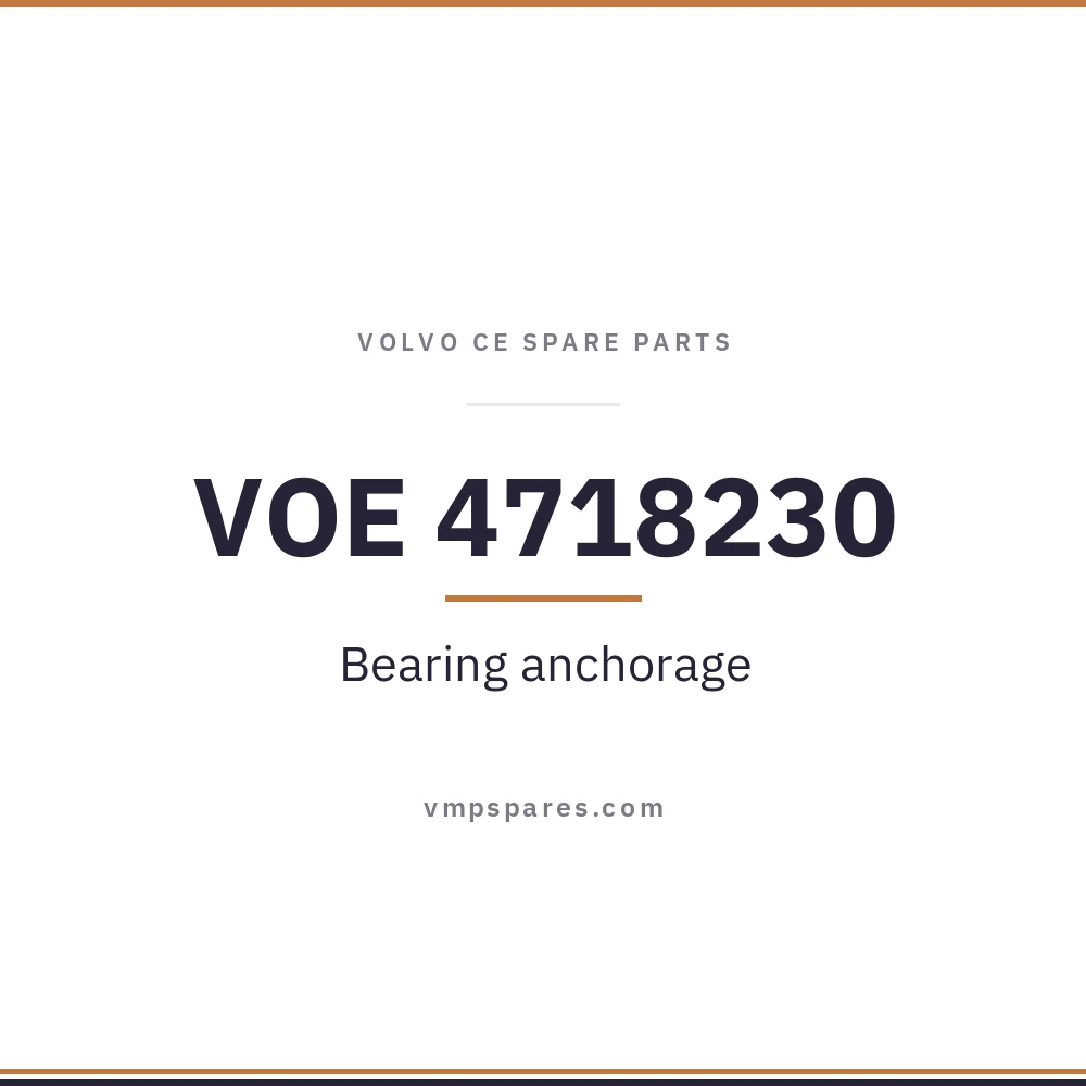 VOE 4718230 – Bearing anchorage