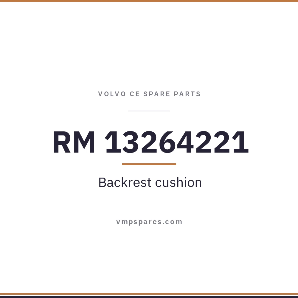 RM 13264221 – Backrest cushion
