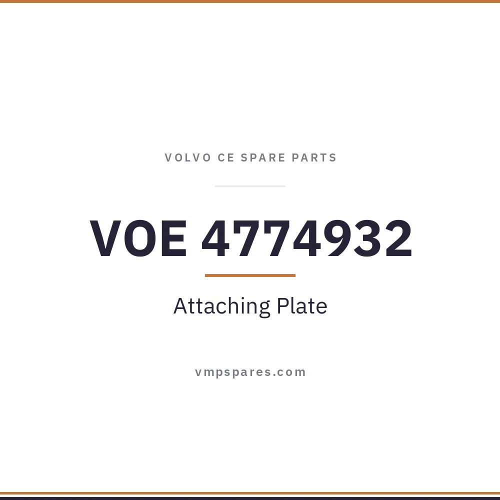 VOE 4774932 – Attaching Plate
