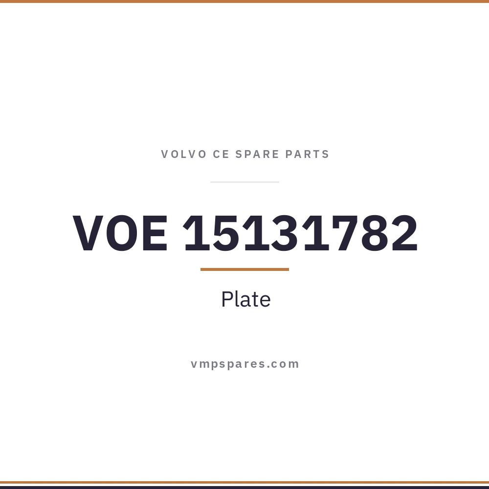 VOE 15131782 – Plate