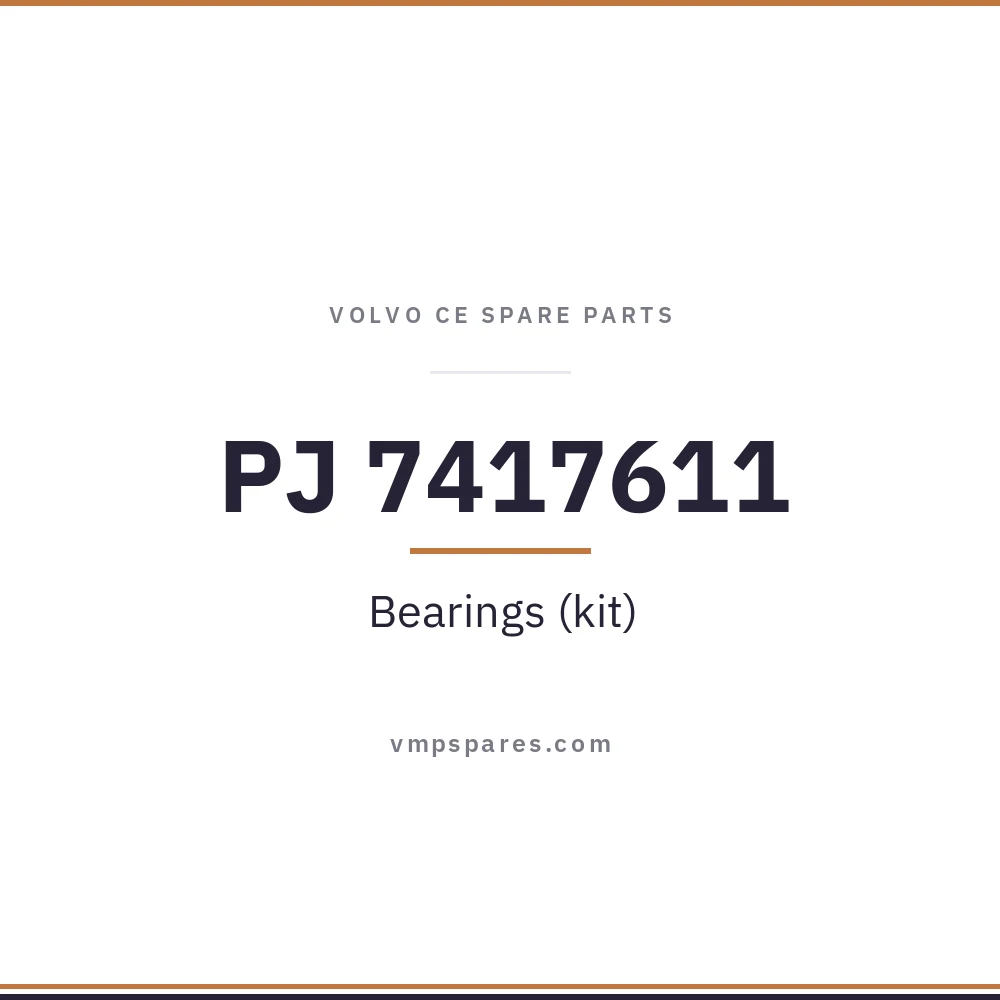 PJ 7417611 – Bearings (kit)