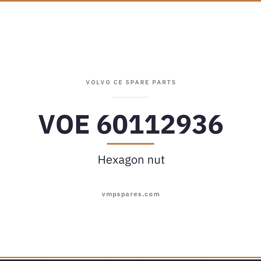 VOE 60112936 – Hexagon nut