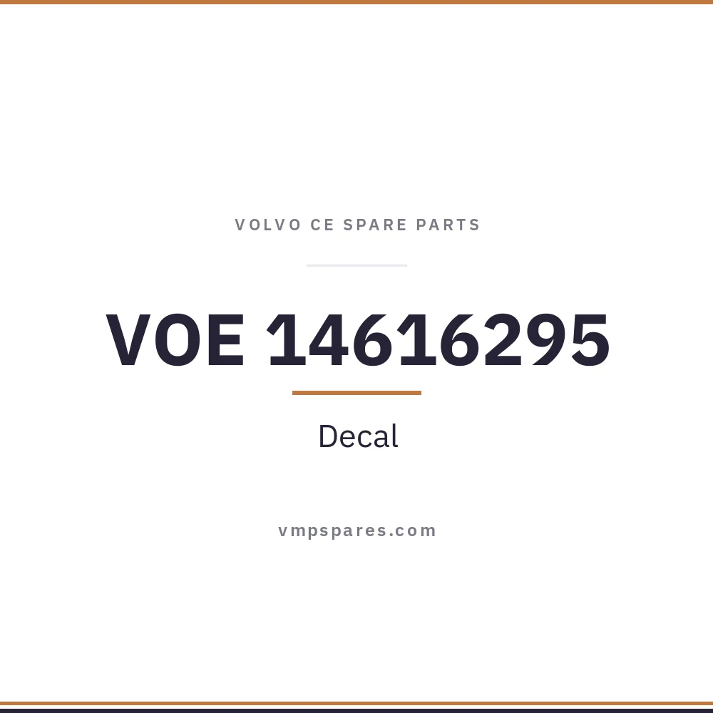 VOE 14616295 – Decal