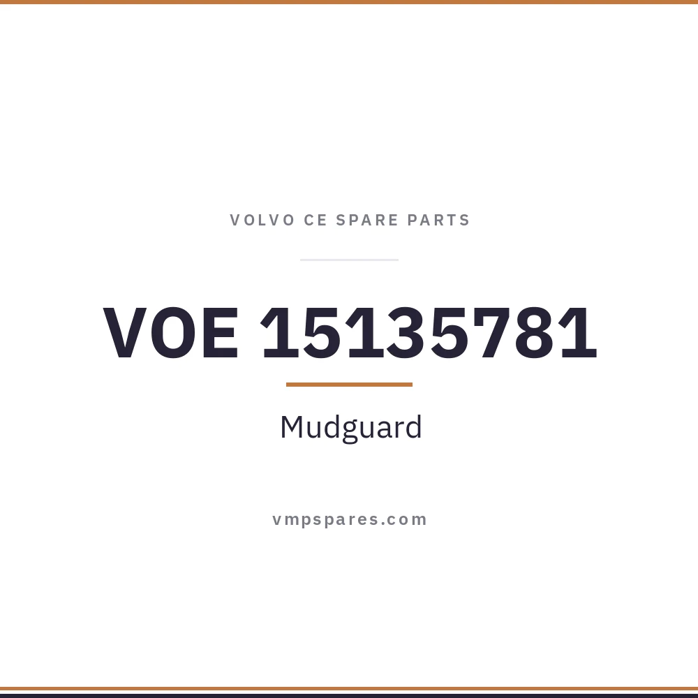 VOE 15135781 – Mudguard