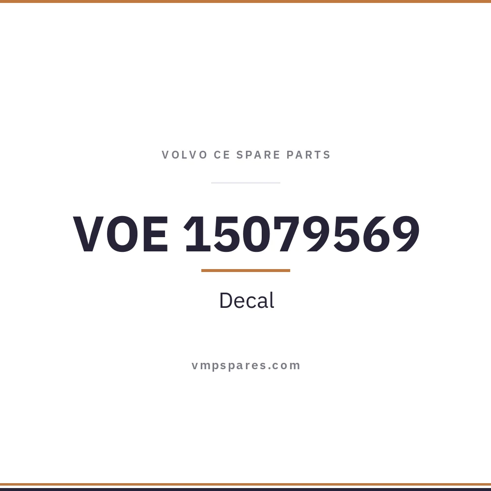 VOE 15079569 – Decal