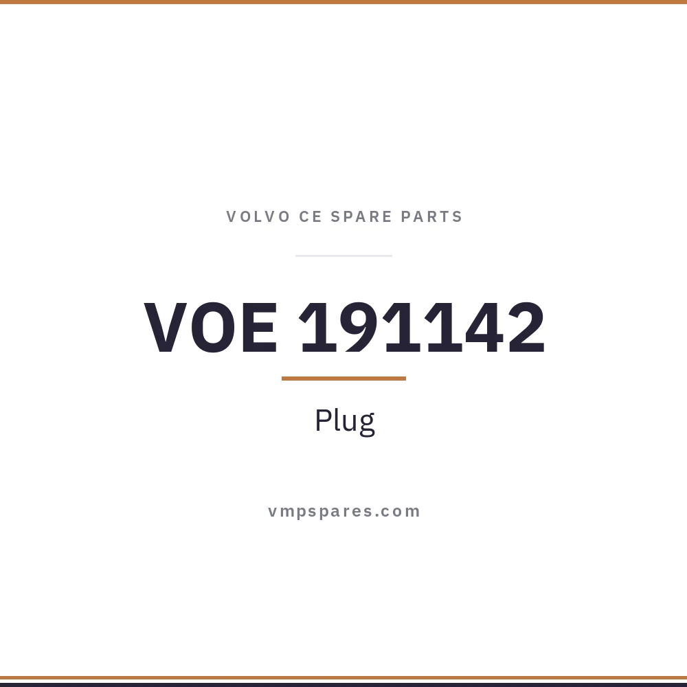 VOE 191142 – Plug