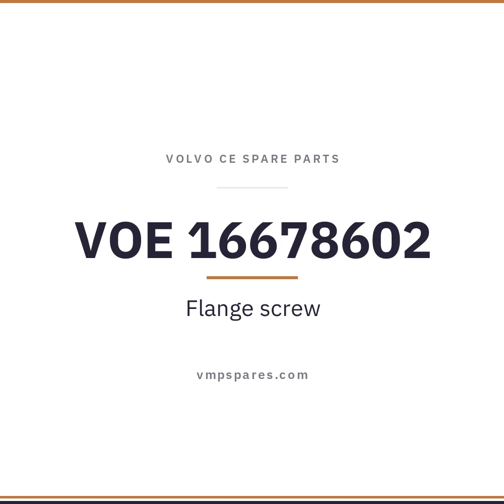 VOE 16678602 – Flange screw