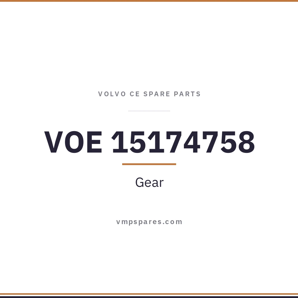 VOE 15174758 – Gear