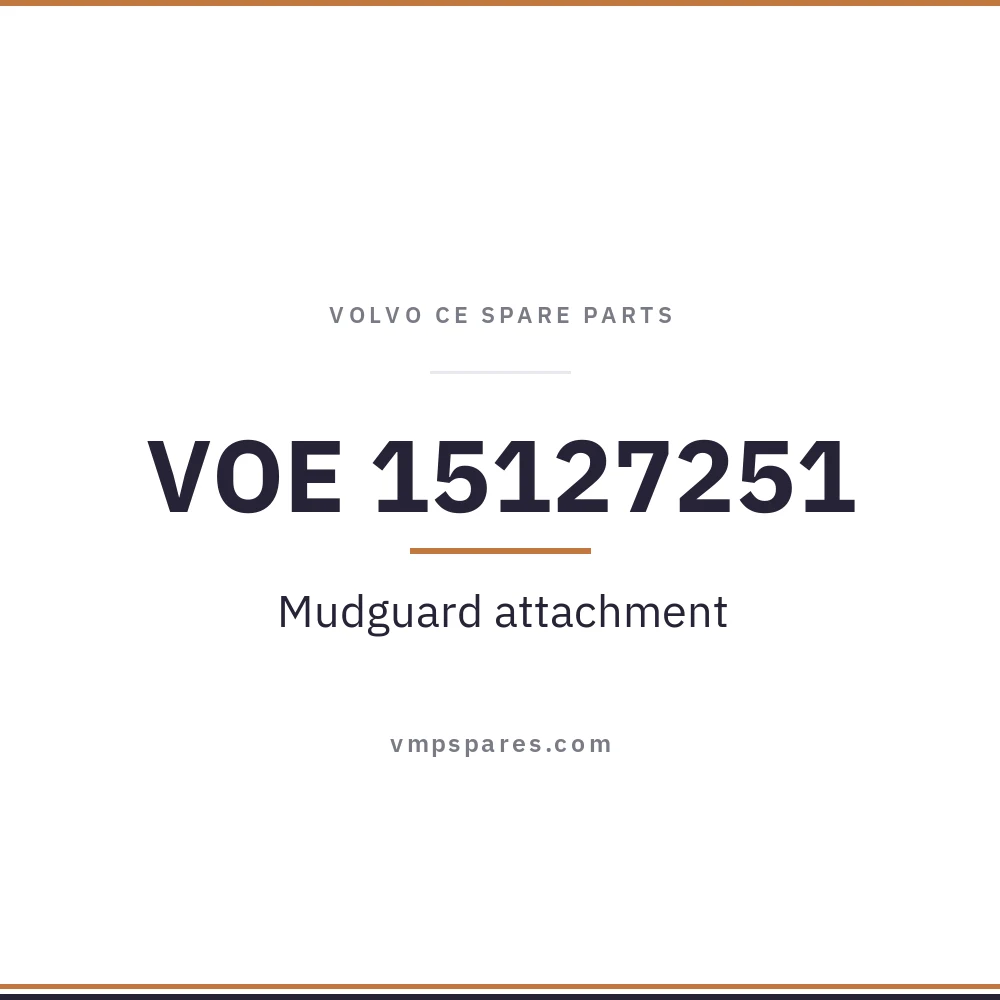 VOE 15127251 – Mudguard attachment