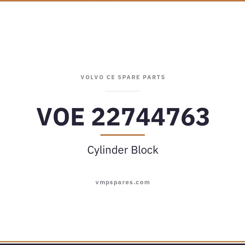 VOE 22744763 – Cylinder Block