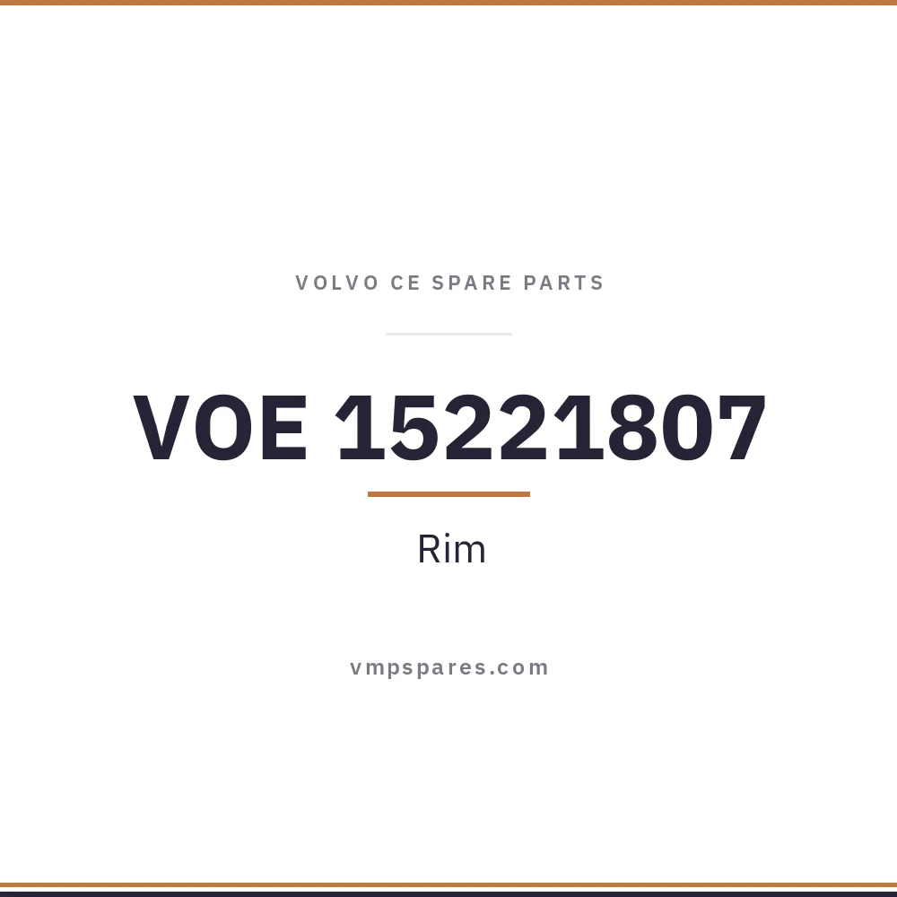 VOE 15221807 – Rim