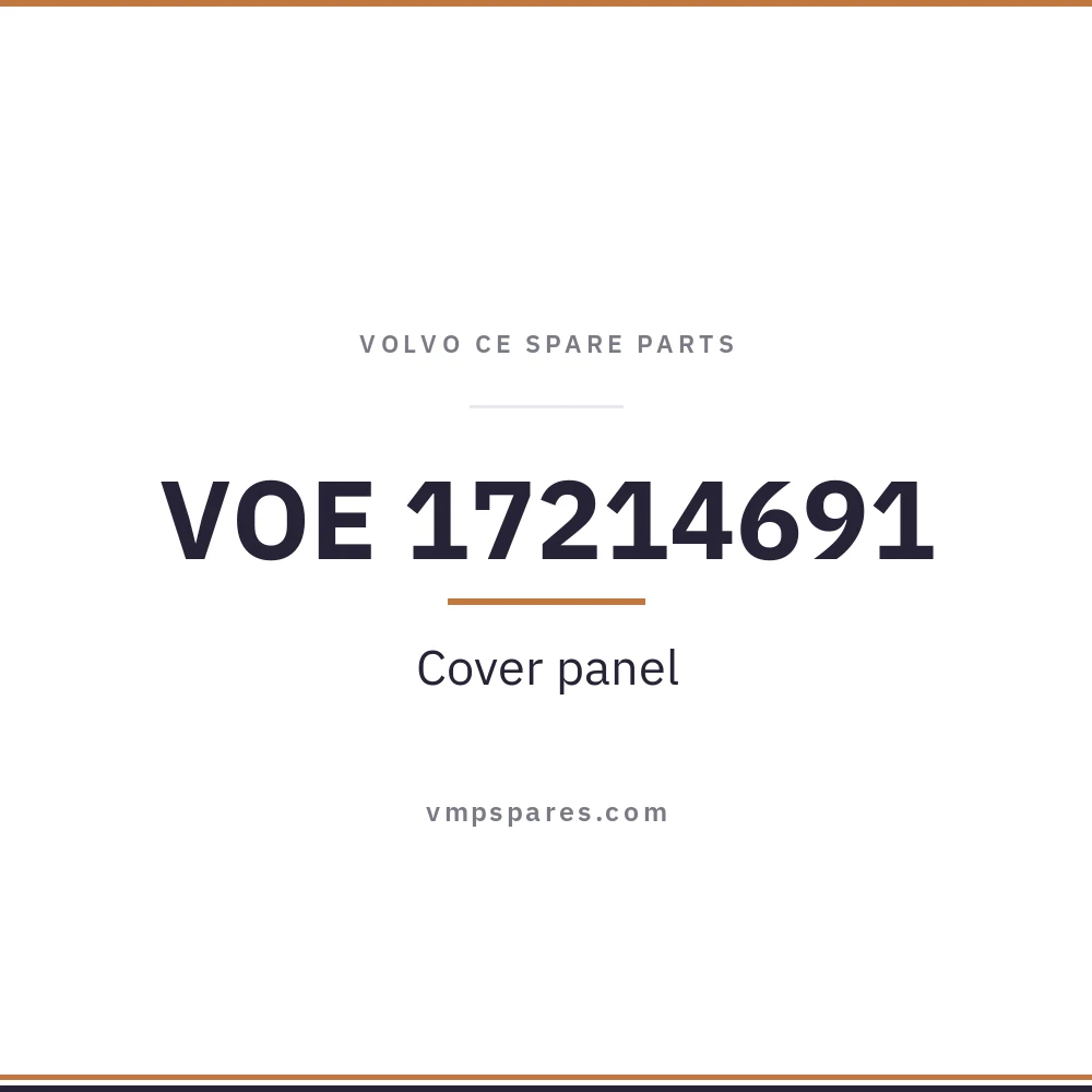 VOE 17214691 – Cover panel