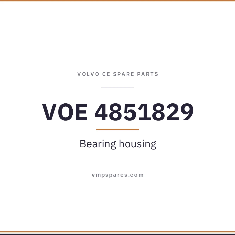 VOE 4851829 – Bearing housing