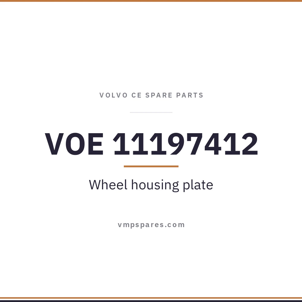 VOE 11197412 – Wheel housing plate
