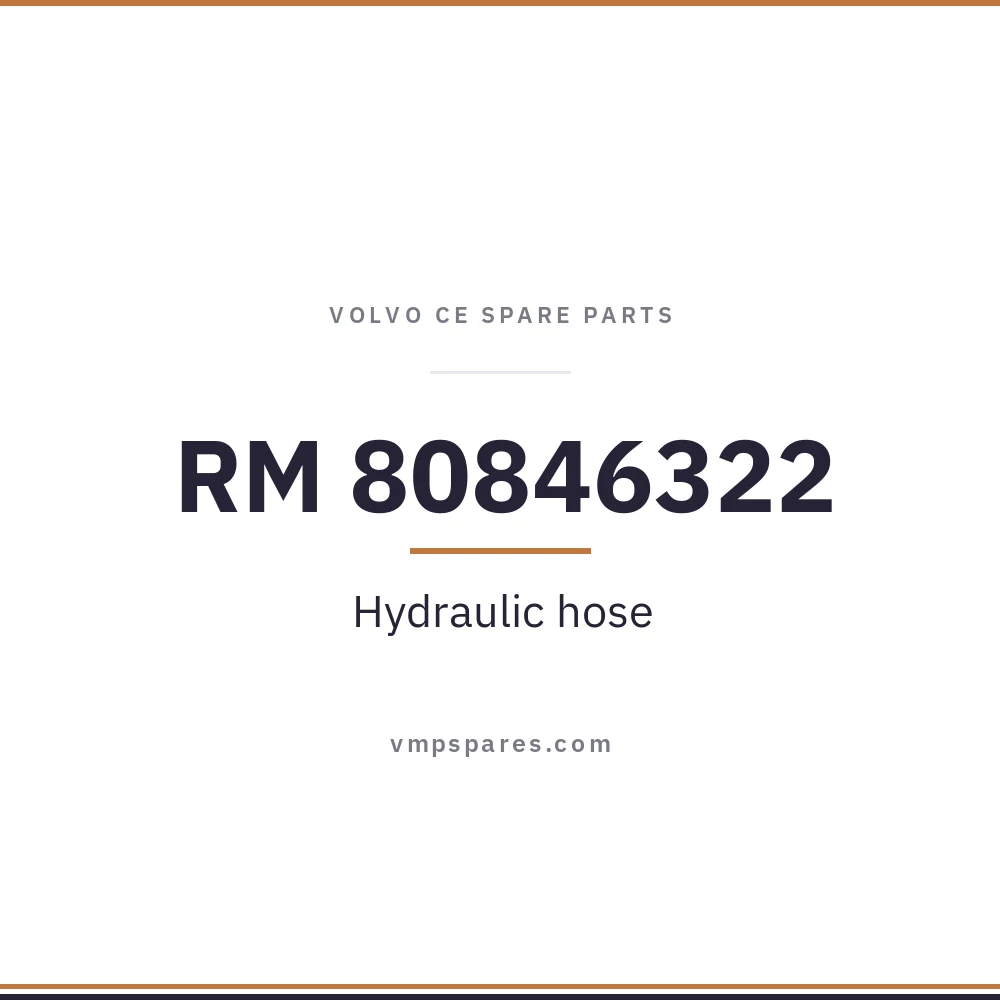 RM 80846322 – Hydraulic hose