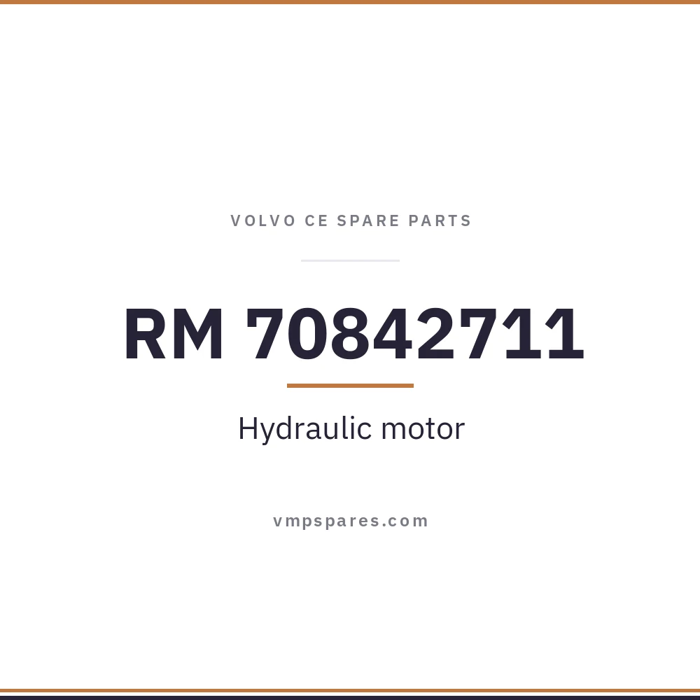 RM 70842711 – Hydraulic motor