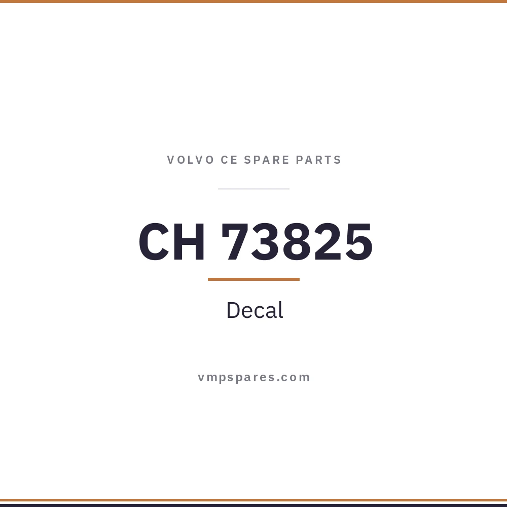 CH 73825 – Decal