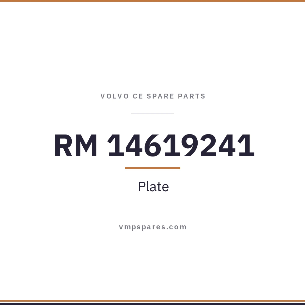 RM 14619241 – Plate