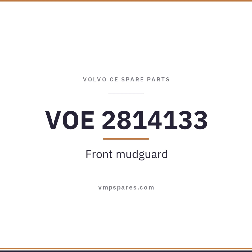 VOE 2814133 – Front mudguard