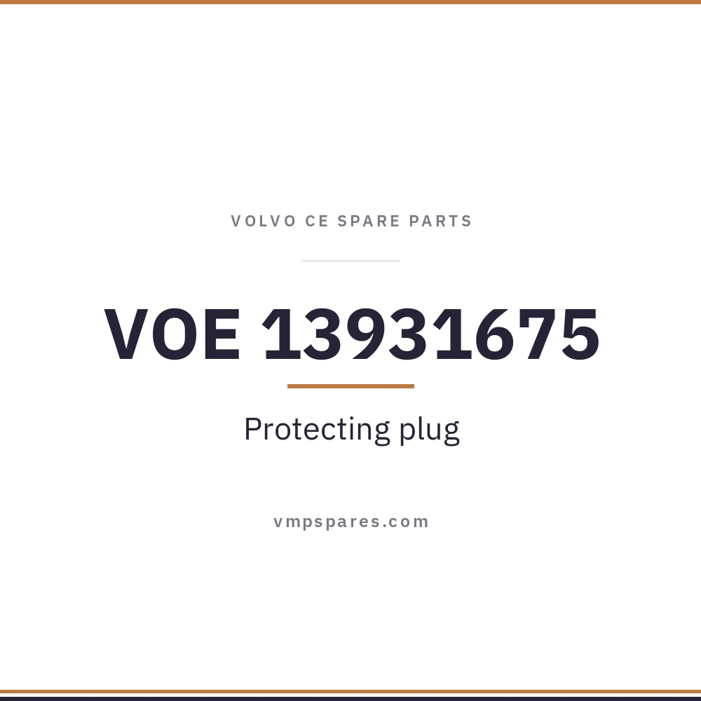 VOE 13931675 – Protecting plug