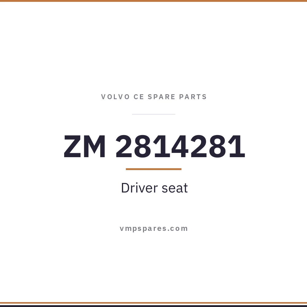 ZM 2814281 – Driver seat