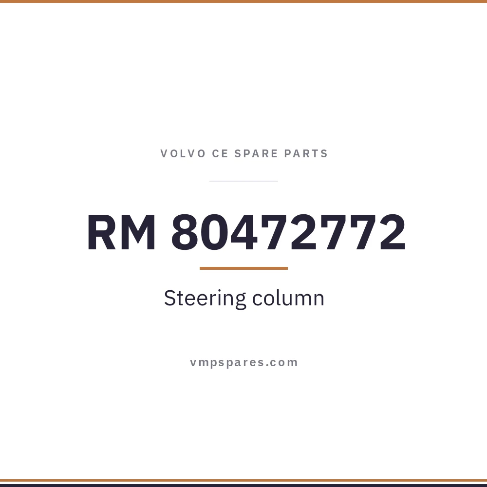 RM 80472772 – Steering column