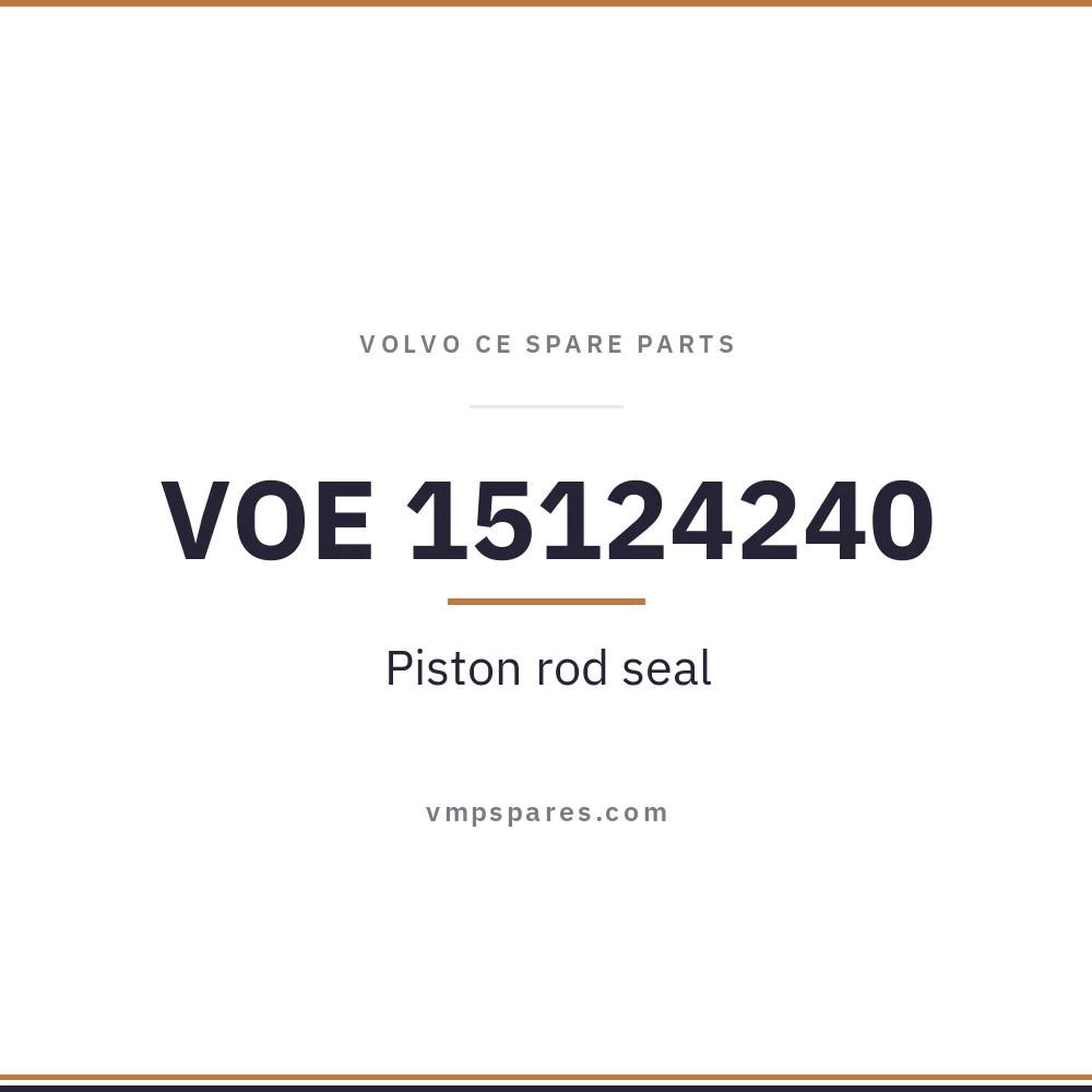 VOE 15124240 – Piston rod seal