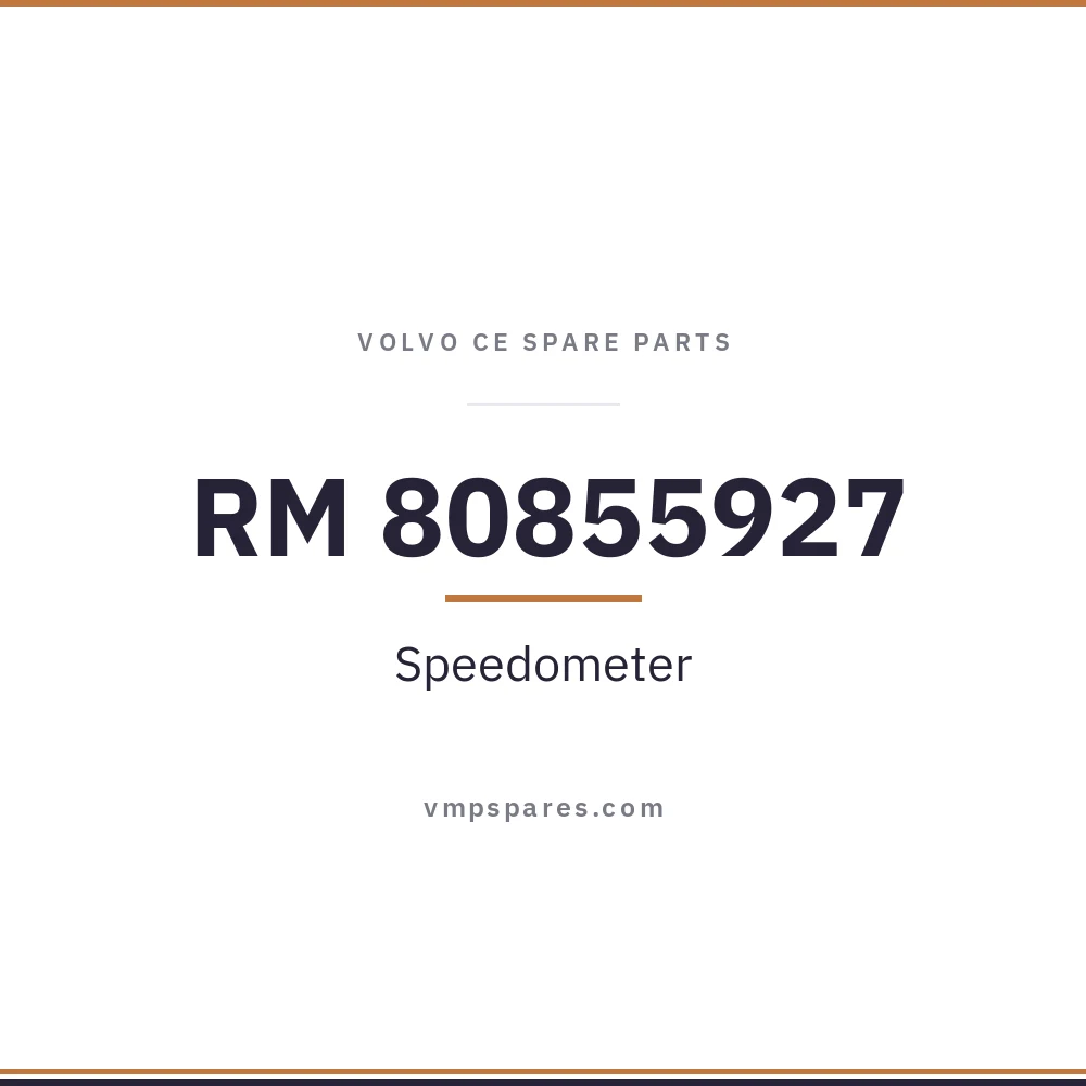 RM 80855927 – Speedometer