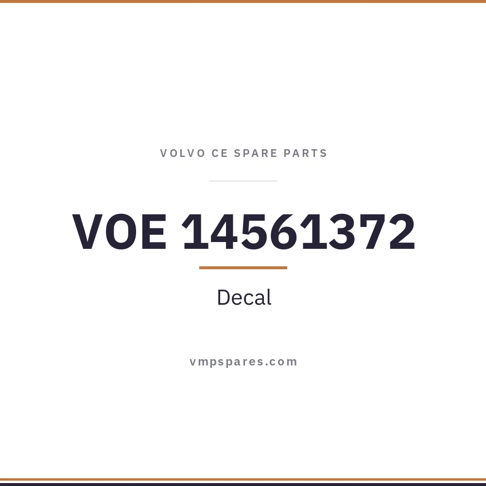 VOE 14561372 – Decal