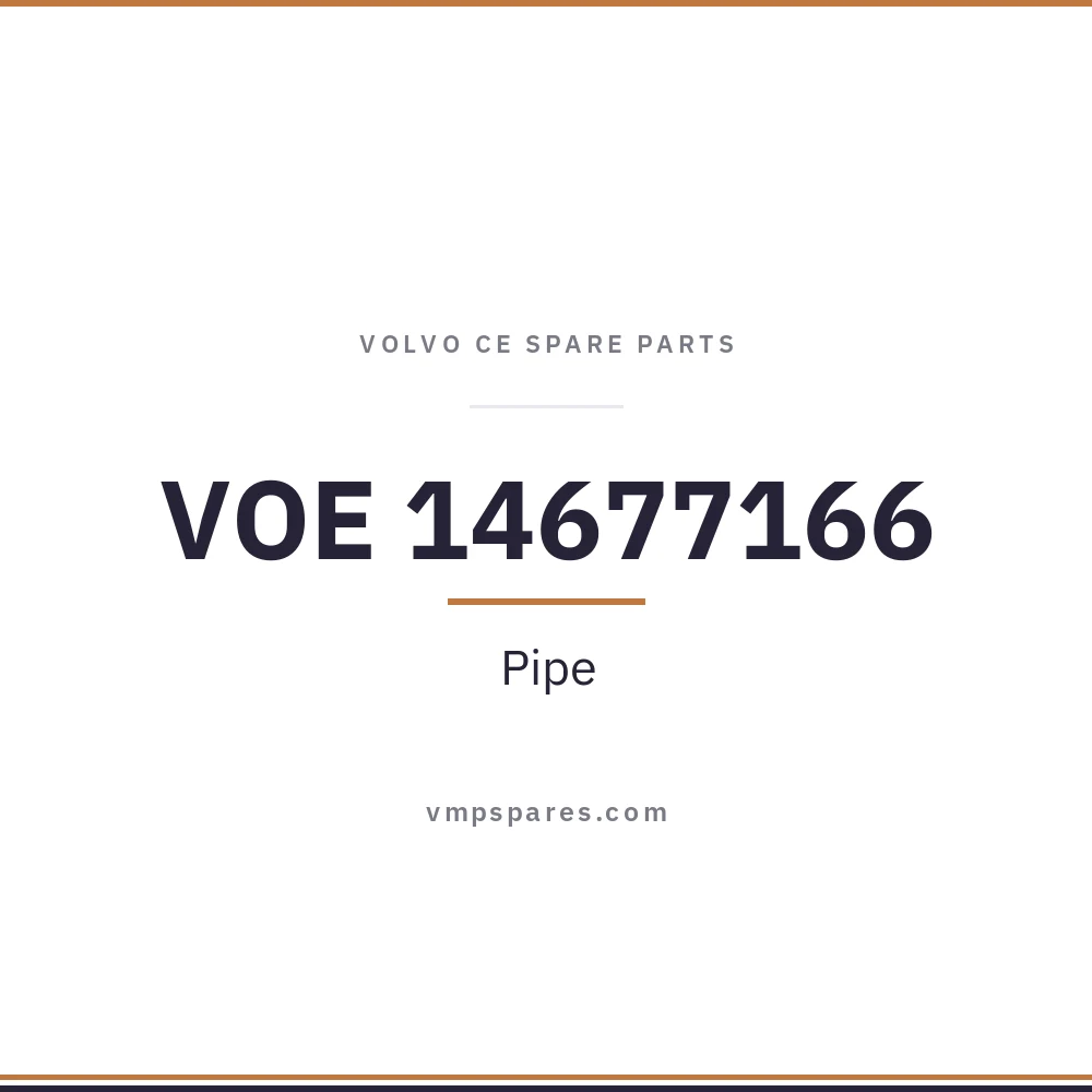 VOE 14677166 – Pipe