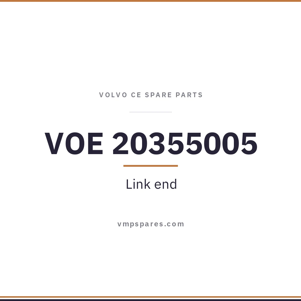 VOE 20355005 – Link end