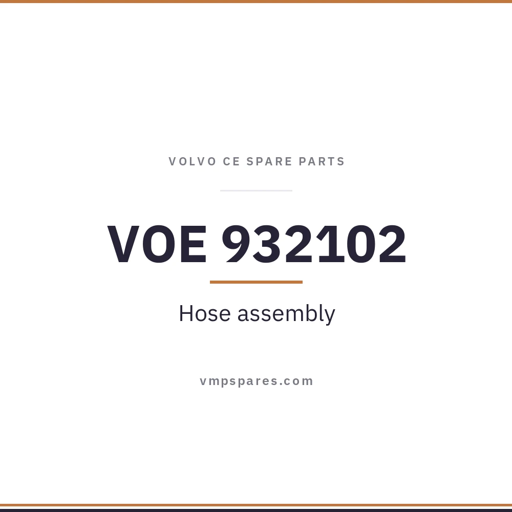 VOE 932102 – Hose assembly