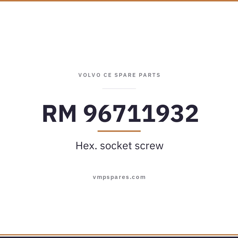 RM 96711932 – Hex. socket screw