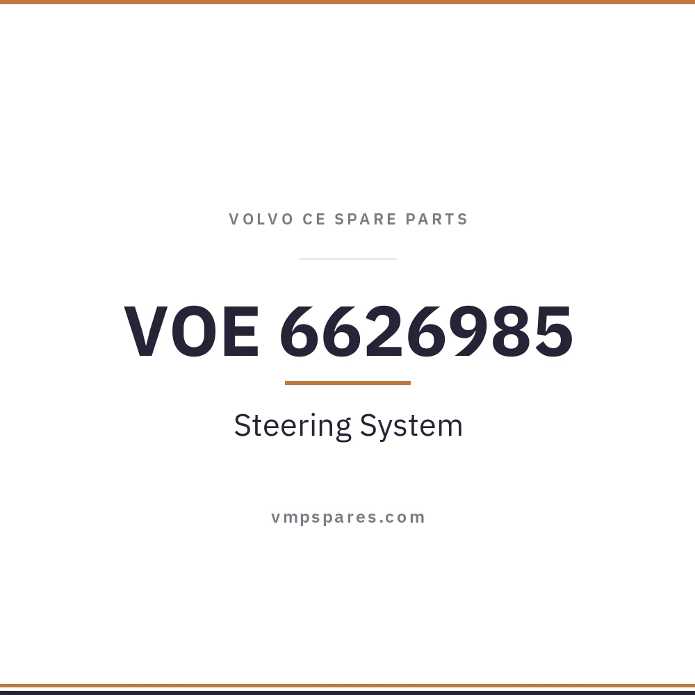 VOE 6626985 – Steering System