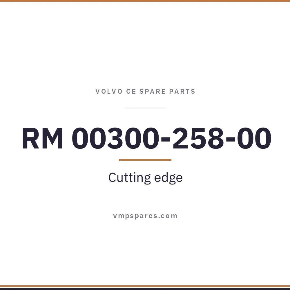 RM 00300-258-00 – Cutting edge