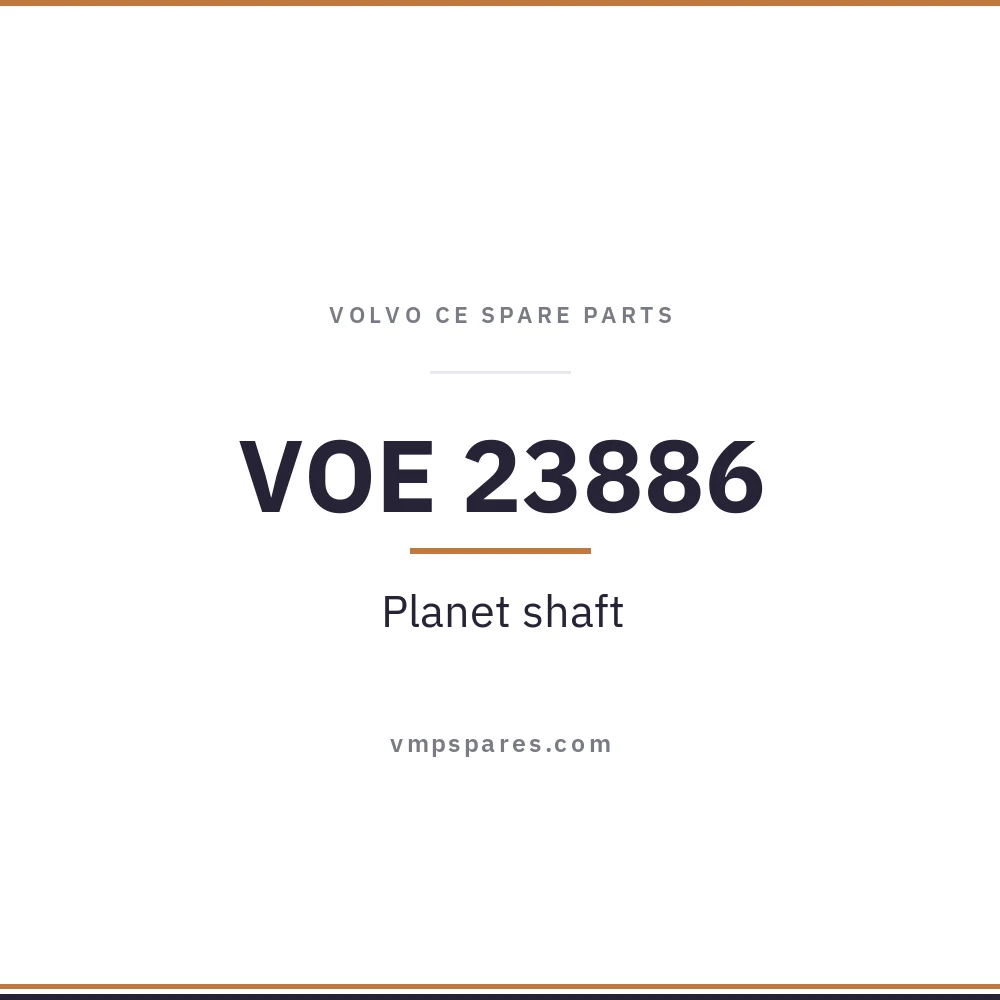 VOE 23886 – Planet shaft